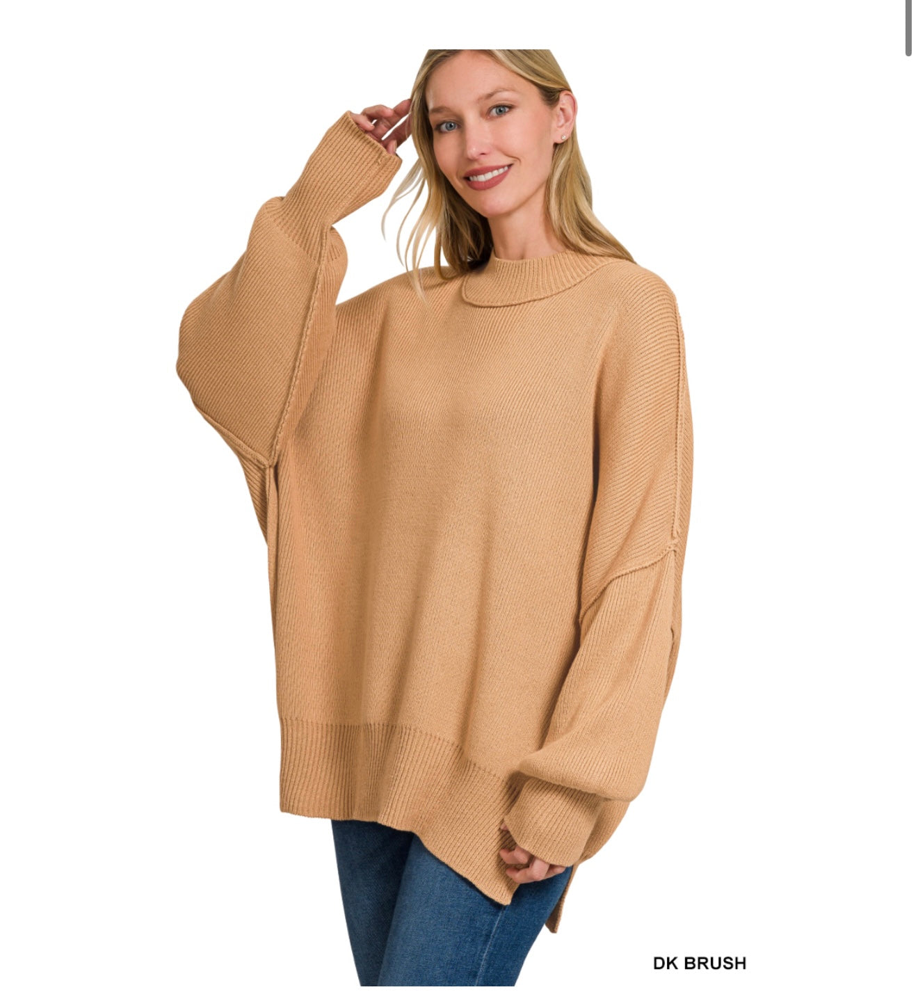 Emerson📚 Oversized sweater (Zenana)