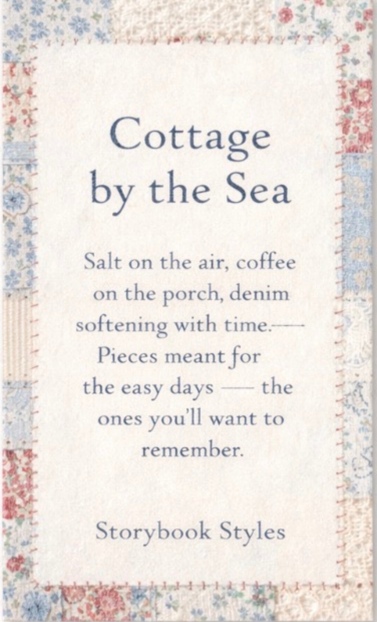 Chapter 1: Cottage by the Sea.