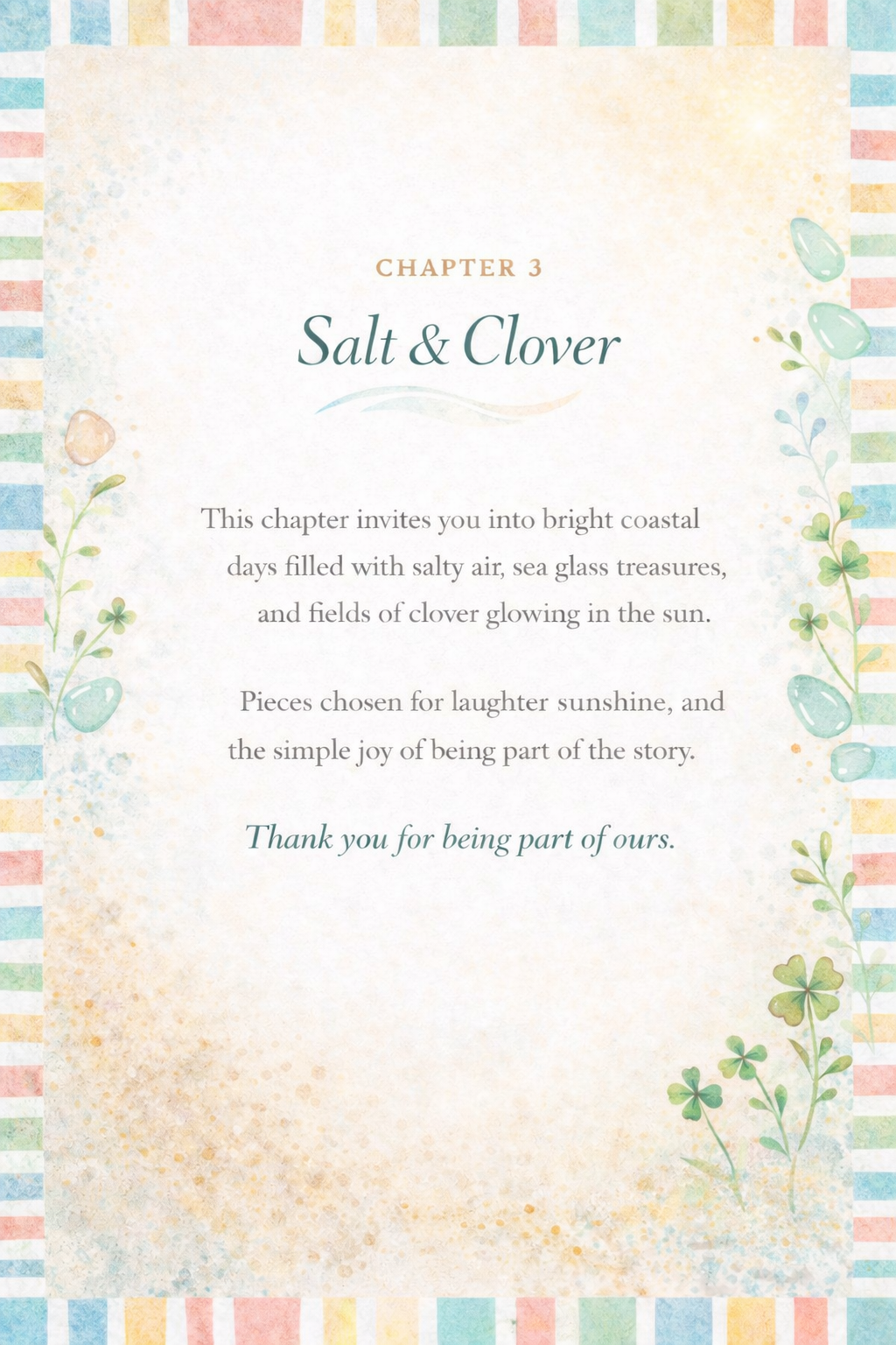 Chapter 3: Salt and Clover