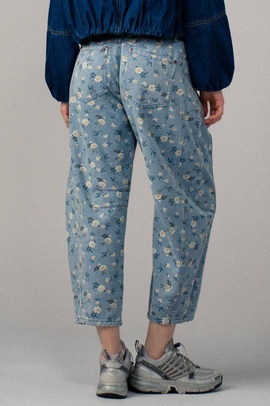 Sale!!!Garden Story Barrel Jeans