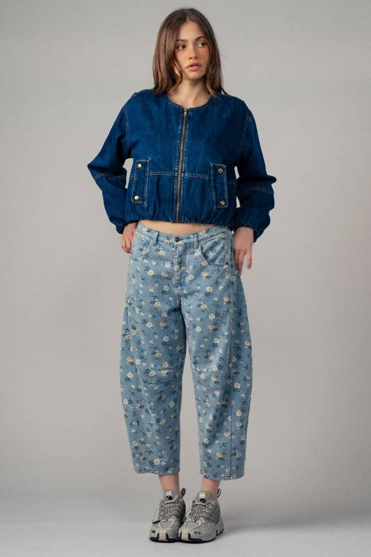 Sale!!!Garden Story Barrel Jeans