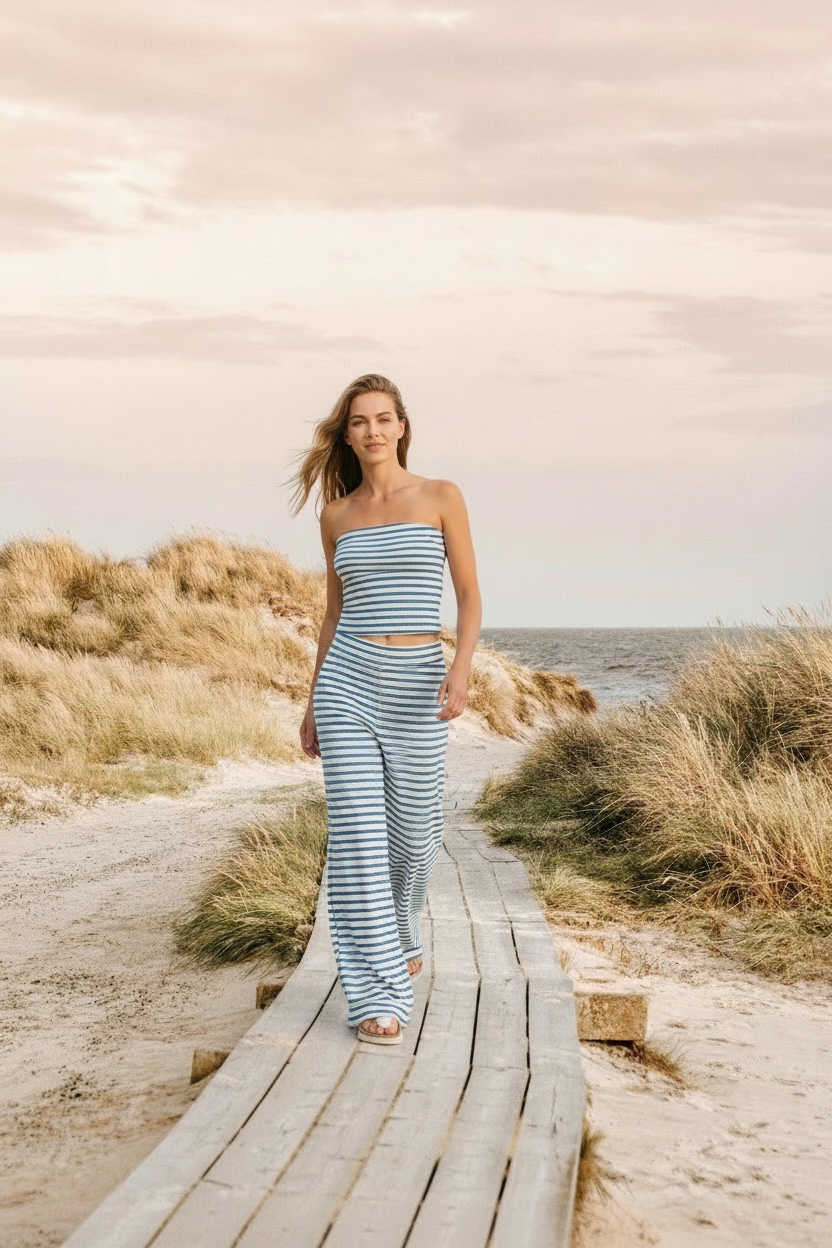 Salt & Sky Striped Set