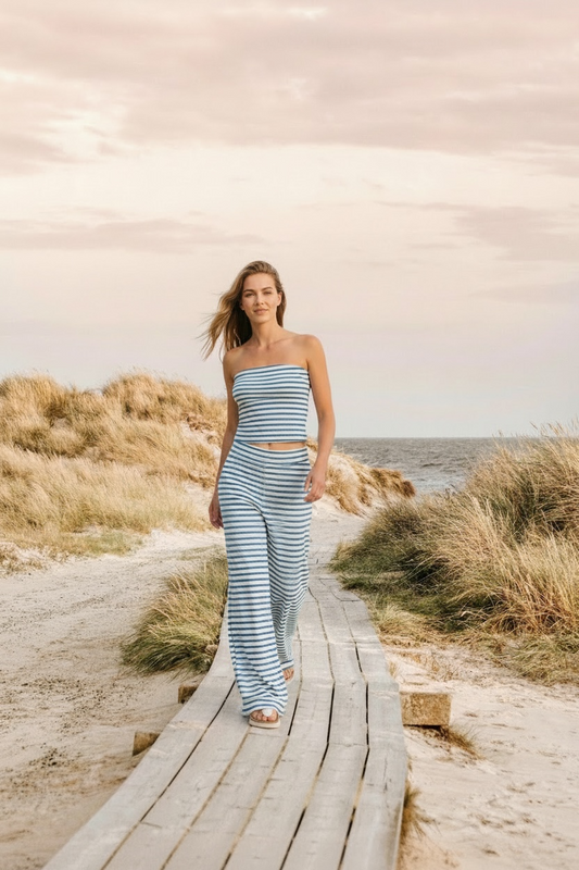 Salt & Sky Striped Set