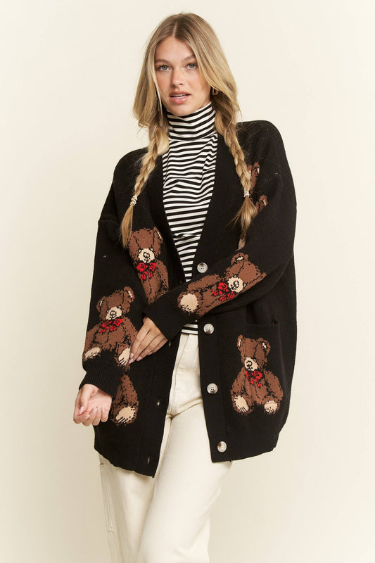 BEARY ADORABLE CARDIGAN
