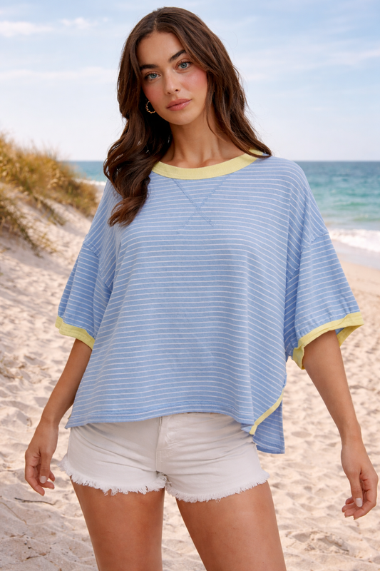 The Sunbeam Clover Stripe Top