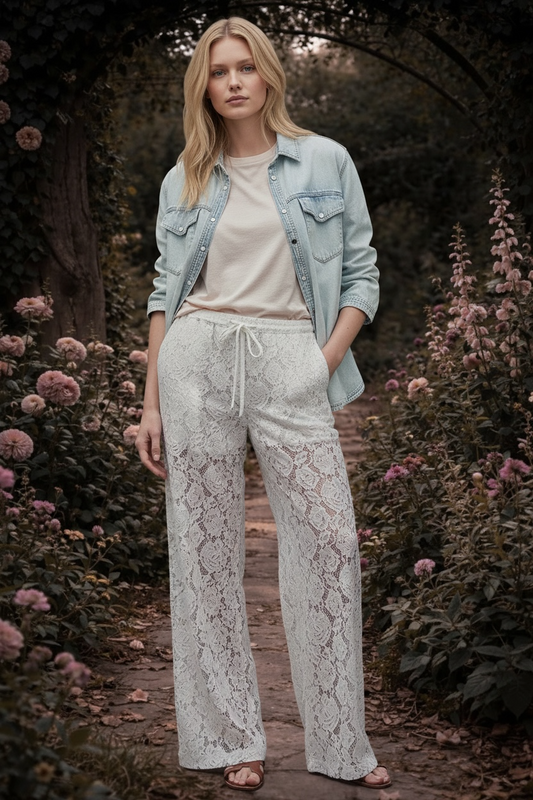 Garden Daydream Lace Pants