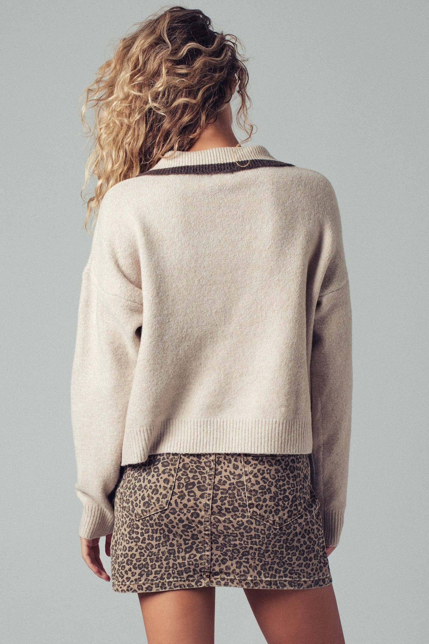 Morgan📚Sweater: Horse Motif Knit Sweater