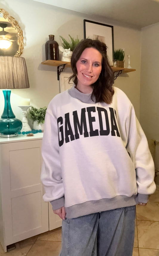 Let the Games Begin Reversible Super Cozy Sweatshirt