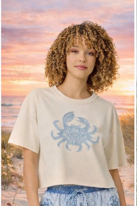 Seaside Clover Crab Tee