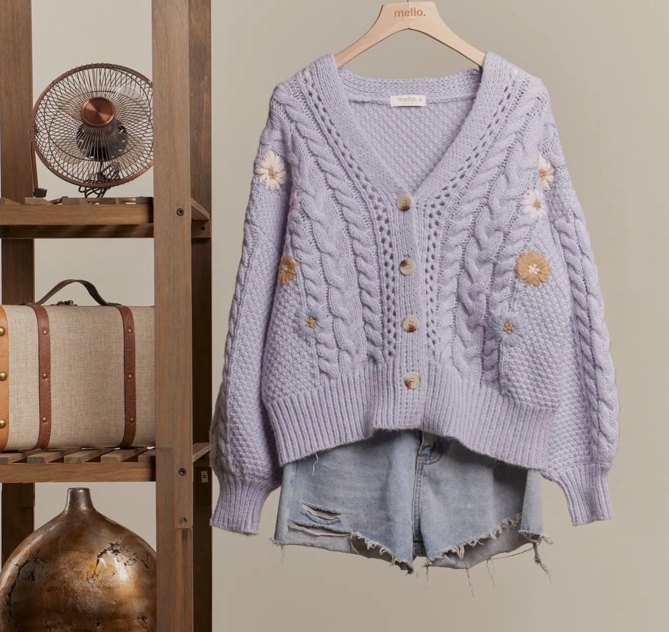 Lavender Bloom Daydream Cardigan