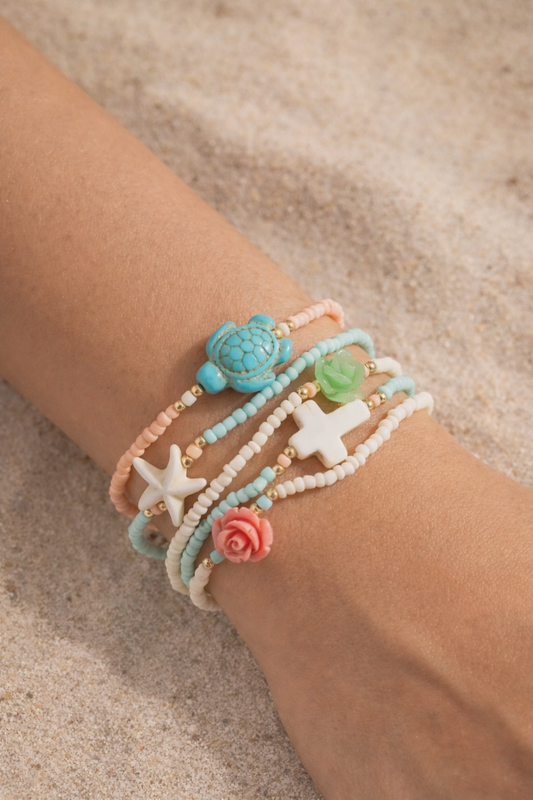 Seaside Treasure Charm Bracelet Set