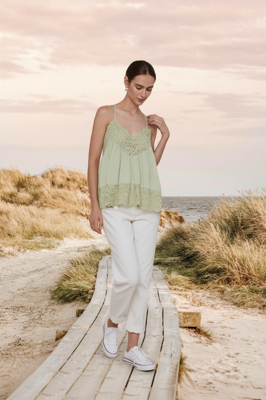 Clover Coastal Lace Cami