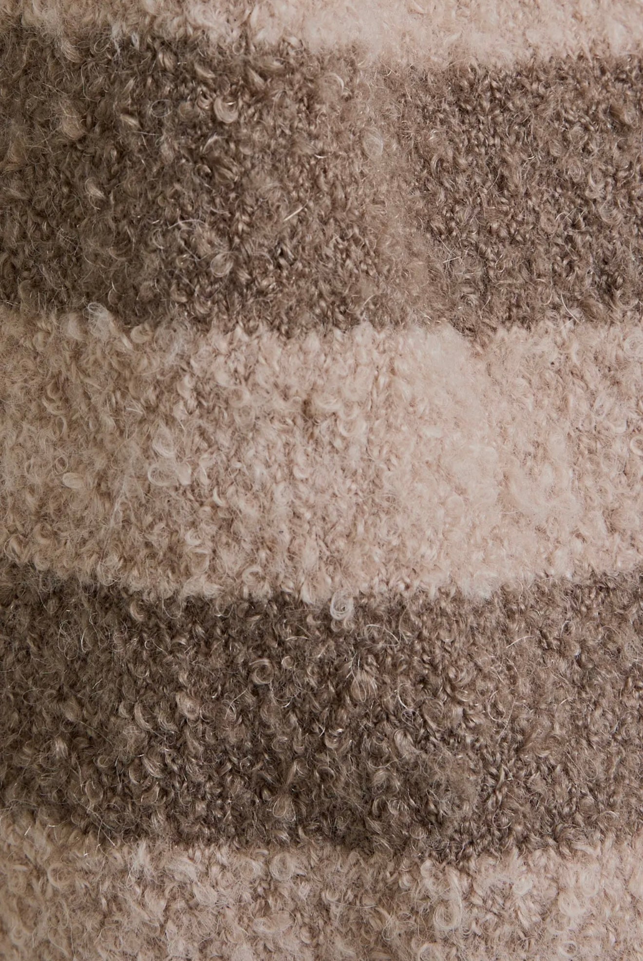 Katy📚 Round Neck Fuzzy Boucle Sweater Cardigan