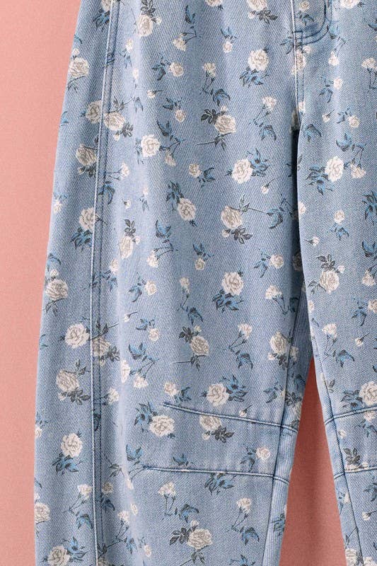 Sale!!!Garden Story Barrel Jeans